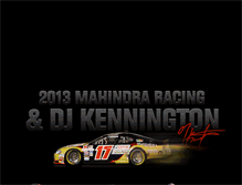 Tablet Screenshot of mahindraracing.net