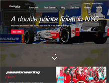 Tablet Screenshot of mahindraracing.com
